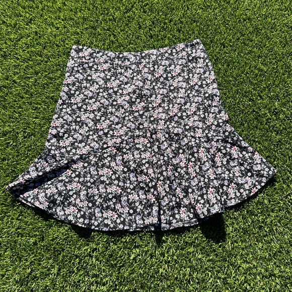 Nasty Gal Dresses & Skirts - ‼️ACCEPTING OFFERS ‼️
 - Black Floral Skirt